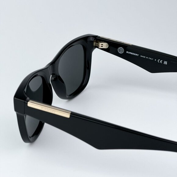 Burberry BE4426 300187 BRAND NEW Sunglasses Black Grey Square Unisex main image 11